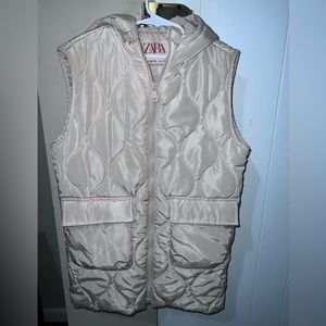 Zara Girls Long Puffer Vest